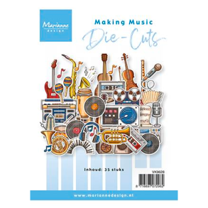 Marianne Design - Die-Cuts - Making music / Musikspil