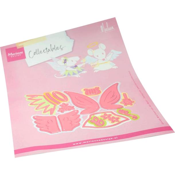 Marianne Design - Die - Angel and Fairy accessories by Marleen / Engel- og fe-tilbeh�r