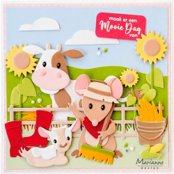 Marianne Design - Die - Eline's Goat family / Gedefamilie