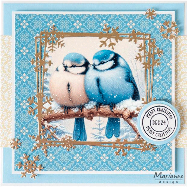 Marianne Design - Die - Ice crystals - square / Iskrystaller - Firkant