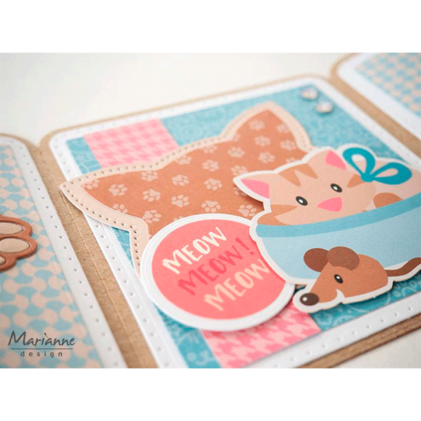 Marianne Design - Die - Cat Frame / Katteramme