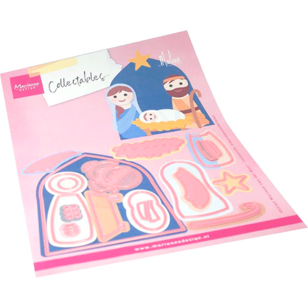 Marianne Design - Die - Nativity set by Marleen / Krybbespil st