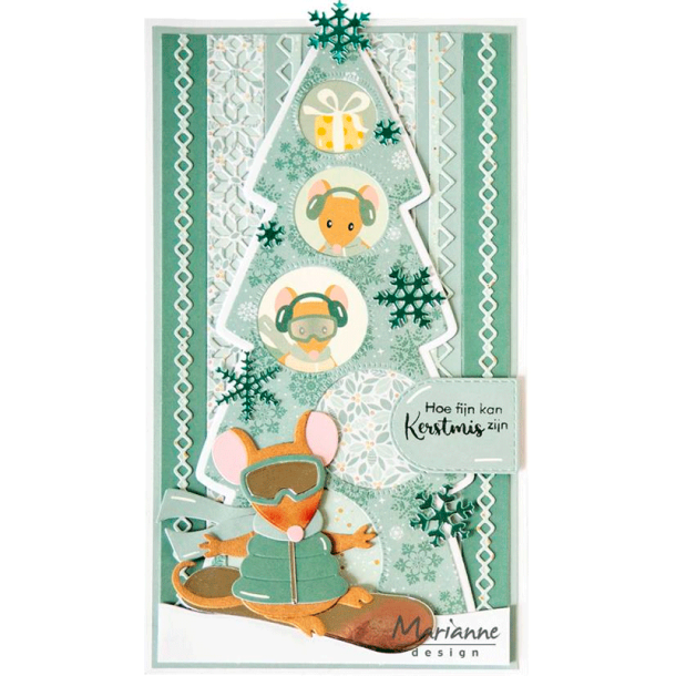 Marianne Design - Die - Lay out Christmas tree / Juletr