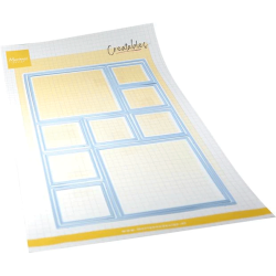 Marianne Design - Die - Lay out - stair card - Trappekort