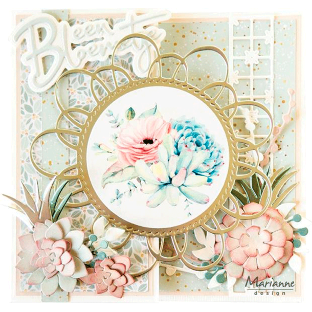 Marianne Design - Die - Succulent set / Sukkulentst