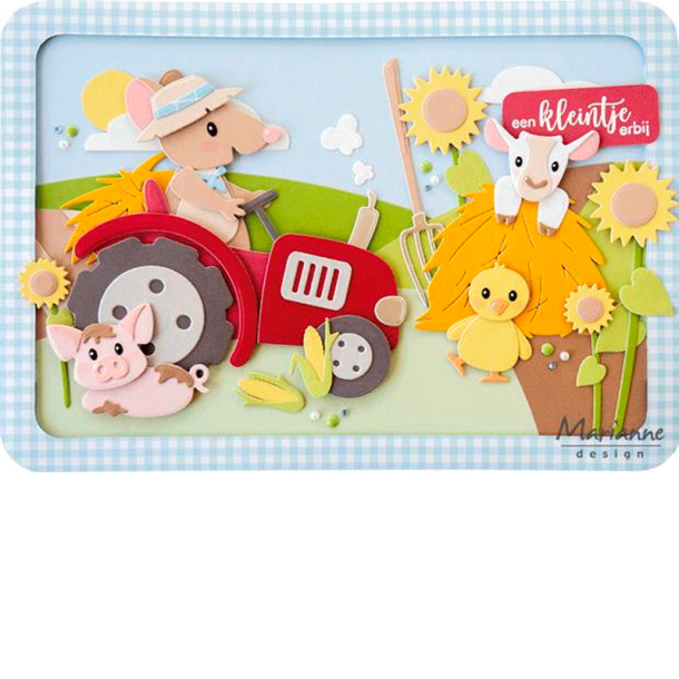 Marianne Design - Die - Tractor by Marleen / Traktor