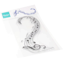 Marianne Design - Stempel - Music Swirl / Musik hvirvel
