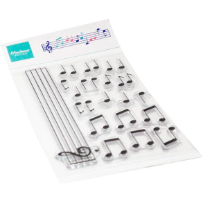 Marianne Design - Stempel - Musical notes / Musikalske noter