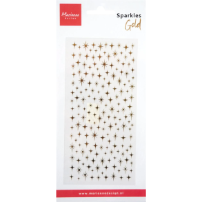 Marianne Design - Sparkling Stickers - Gold / Guld