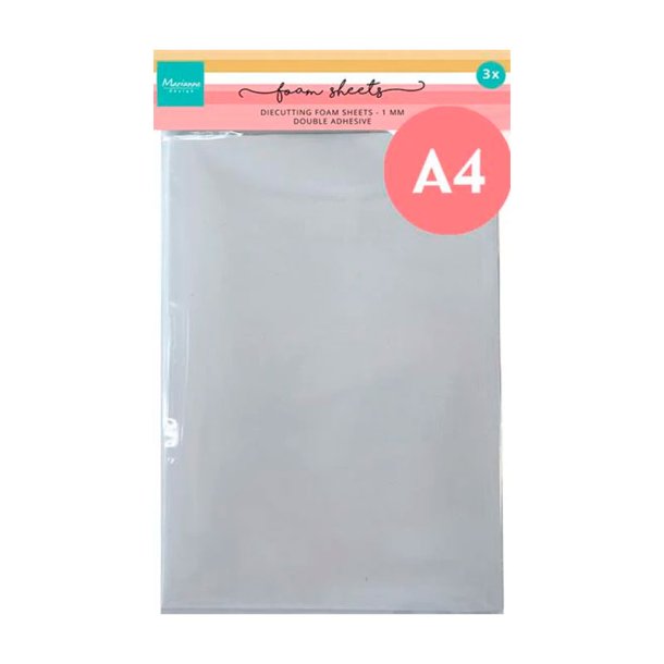 Marianne Design - Foam Sheets - 1mm - Hvid