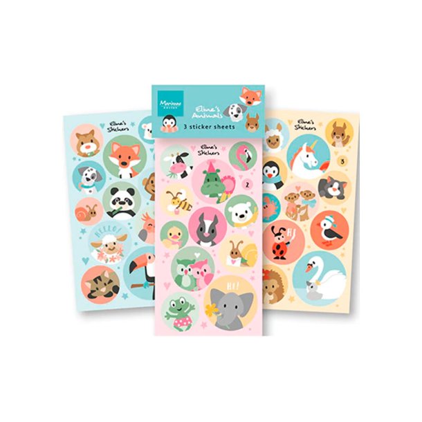 Marianne Design - Stickers - Dyr - Eline's Animals