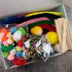 Materialest -Farverig Leg