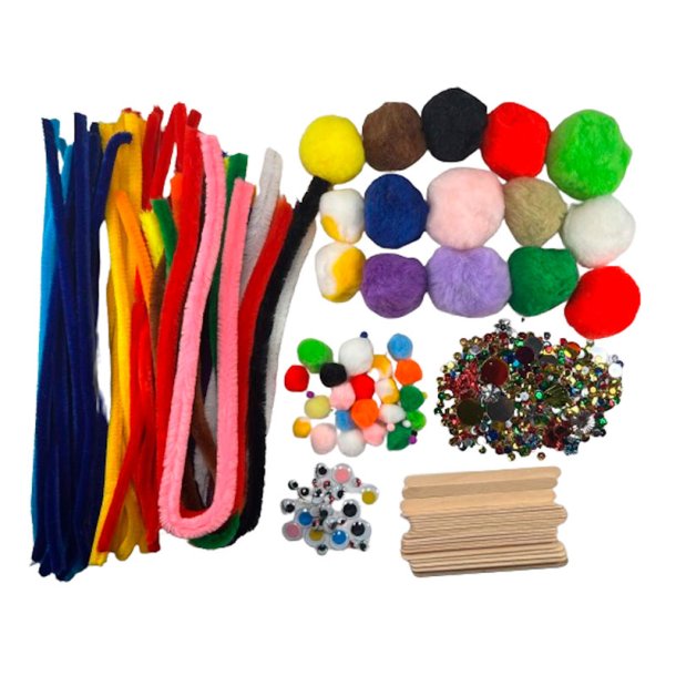 Materialest -Farverig Leg