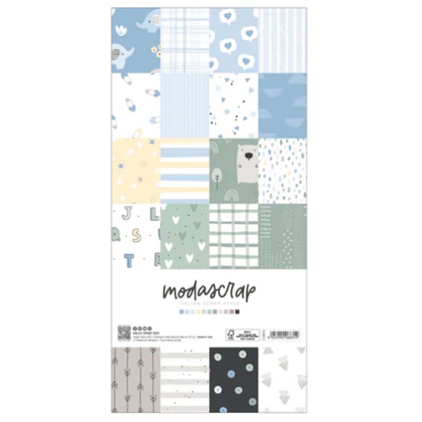 Modascrap - Blok 6x12" - Hello Sweet Boy