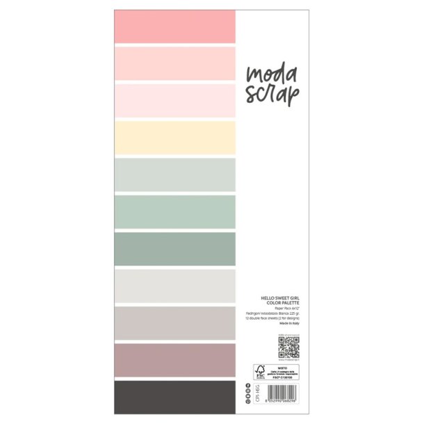 Modascrap - Blok 6x12" - Hello Sweet Girl