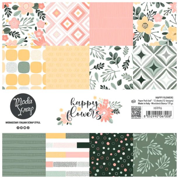 Modascrap - Blok 12" - Herbs And Flowers