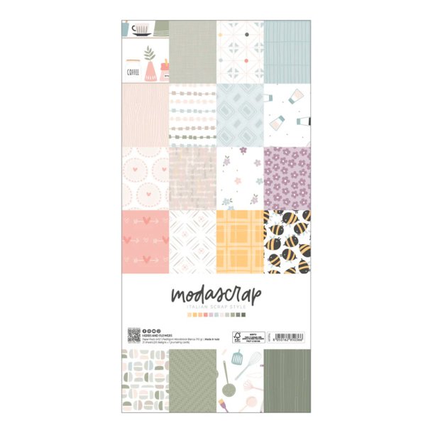 Modascrap - Blok 6x12" - Herbs And Flowers