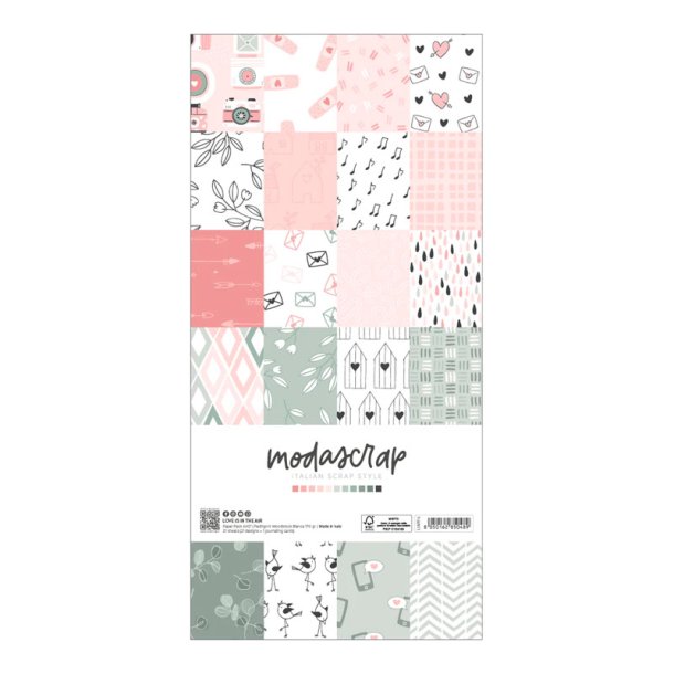 Modascrap - Blok 6x12" - Love Is In The Air