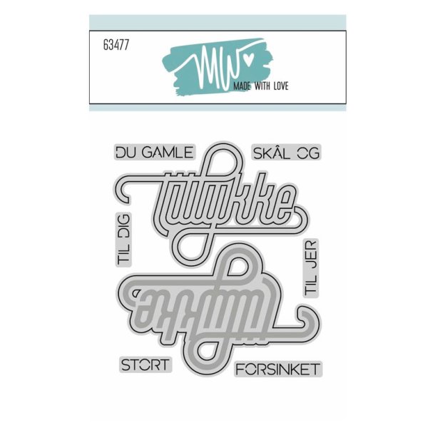 Made With Love - Die - Tillykke Script