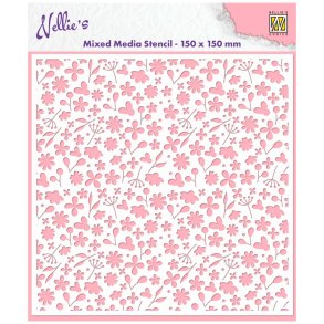 Nellie Snellen - Stencil - For�rs Blomster