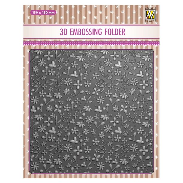 Nellie Snellen - 3D embossingfolder - Forrs Blomster