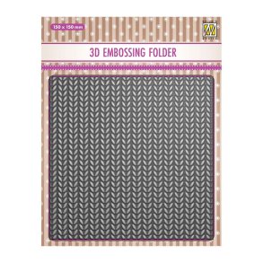 Nellie Snellen - 3D embossingfolder - Strik