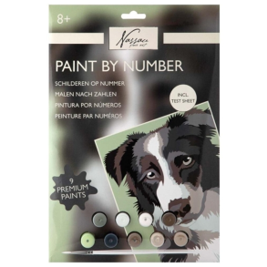 Paint by Number - 33,5 x 23,8 cm - Hund