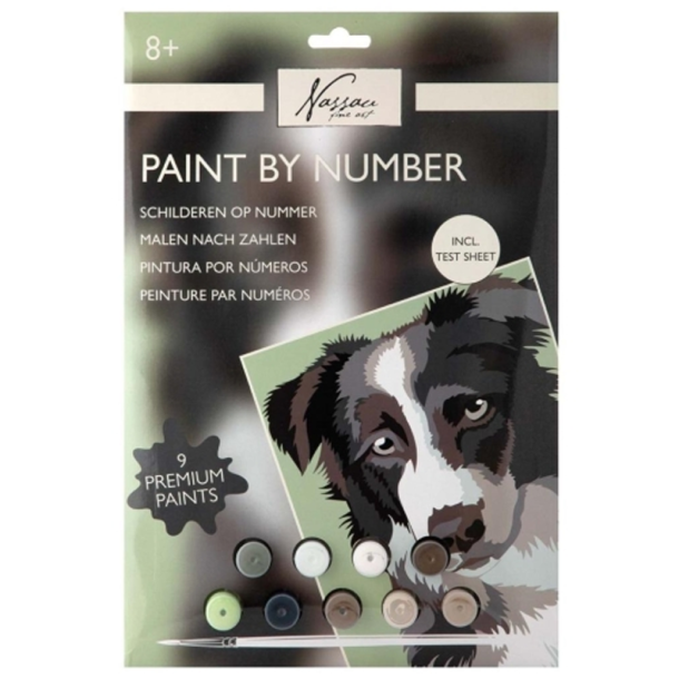 Paint by Number - 33,5 x 23,8 cm - Hund