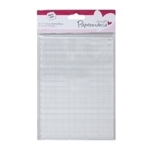 Papermania - Acrylblok - 5'' x 7''