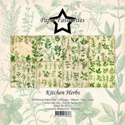 Paper Favourites - Blok 12'' - Kitchen Herbs / Kkkenurter