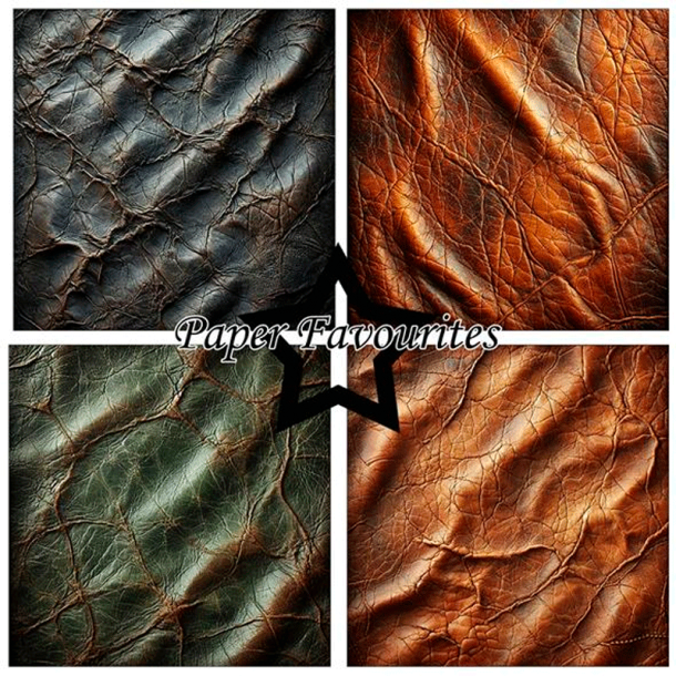 Paper Favourites - Blok 12'' - Leather Texture / Ldertekstur
