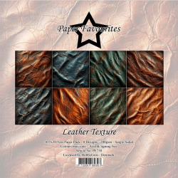 Paper Favourites - Blok 12'' - Leather Texture / Ldertekstur