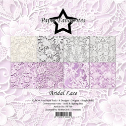 Paper Favourites - Blok 12'' - Bridal Lace - Brudeslr
