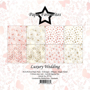 Paper Favourites - Blok 12'' - Luxury Wedding / Luksus bryllup