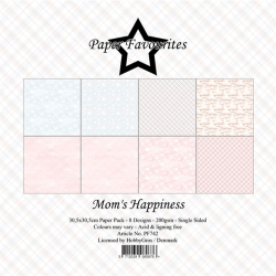 Paper Favourites - Blok 12'' - Mom's Happiness / Mors lykke