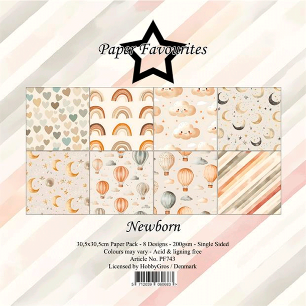 Paper Favourites - Blok 12'' - Newborn / Nyfdt