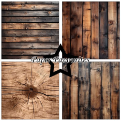 Paper Favourites - Blok 12'' - Wood / Tr