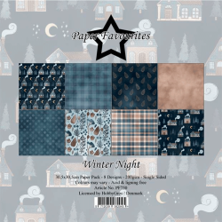 Paper Favourites - Blok 12'' - Winter Night / Vinternat