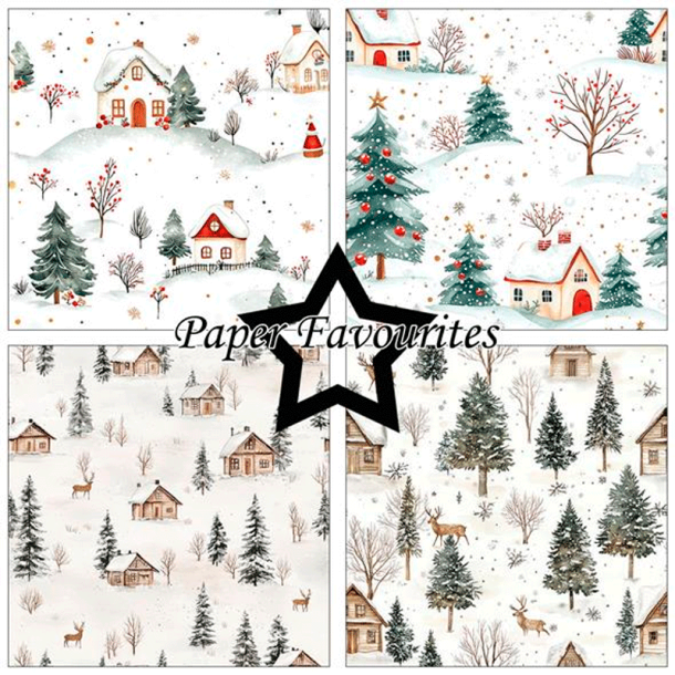 Paper Favourites - Blok 12'' - Winter Scene / Vinterscener