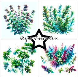 Paper Favourites - Blok 6'' - Herbs / Urter