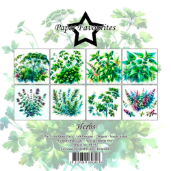 Paper Favourites - Blok 6'' - Herbs / Urter