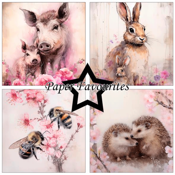 Paper Favourites - Blok 6'' - Wildlife / Vilde dyr