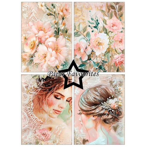 Paper Favourites - Blok A6 - Wedding Art / Bryllupsmotiver