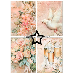 Paper Favourites - Blok A6 - Wedding Art / Bryllupsmotiver