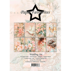 Paper Favourites - Blok A6 - Wedding Art / Bryllupsmotiver