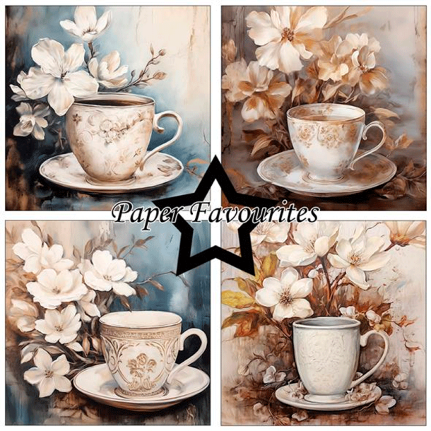 Paper Favourites - Blok 6'' - Cup of Coffee / En kop kaffe