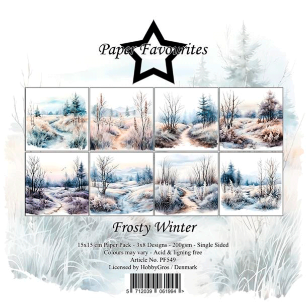 Paper Favourites - Blok 6'' - Frosty Winter / Frossen vinter