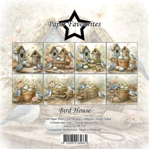 Paper Favourites - Blok 6'' - Bird House / Fuglehus
