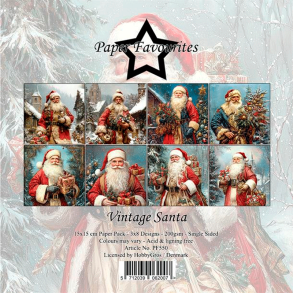 Paper Favourites - Blok 6'' - Vintage Santa / Gammeldags julemand