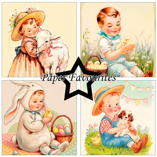 Paper Favourites - Blok 6'' - Vintage Easter / Gammeldags p�ske